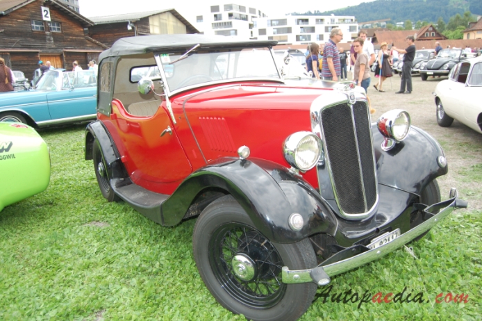 Morris Eight 1. generacja (seria I) 1935-1937 (convertible 2d), prawy przód