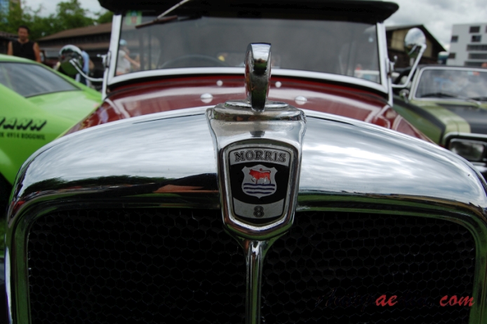 Morris Eight 1. generacja (seria I) 1935-1937 (convertible 2d), emblemat przód 