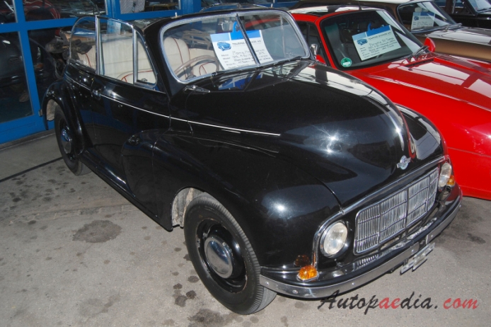 Morris Minor 1. generacja (MM) 1948-1953 (1949 cabriolet 2d), prawy przód