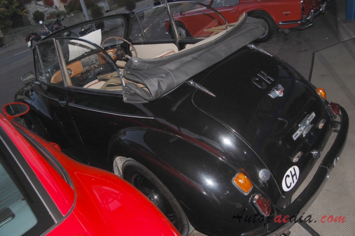 Morris Minor 1. generacja (MM) 1948-1953 (1949 cabriolet 2d), lewy tył