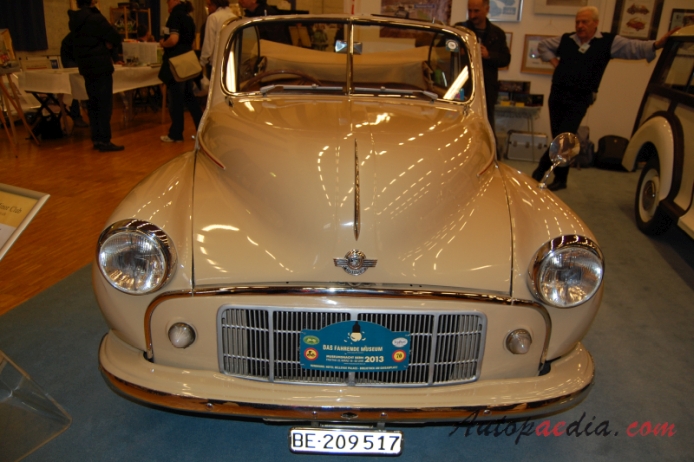 Morris Minor 2. generacja (Series II) 1953-1956 (1953 cabriolet 2d), przód