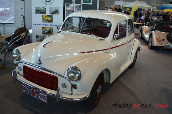 Morris Minor 2. generacja (Series II) 1953-1956 (1953 saloon 2d), lewy przód
