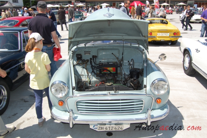 Morris Minor 3. generacja (Minor 1000) 1956-1971 (1959 convertible 2d), przód