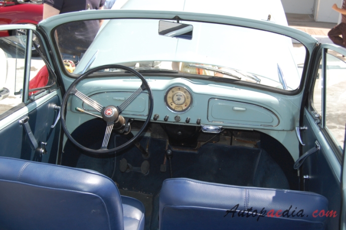 Morris Minor 3. generacja (Minor 1000) 1956-1971 (1959 convertible 2d), wnętrze