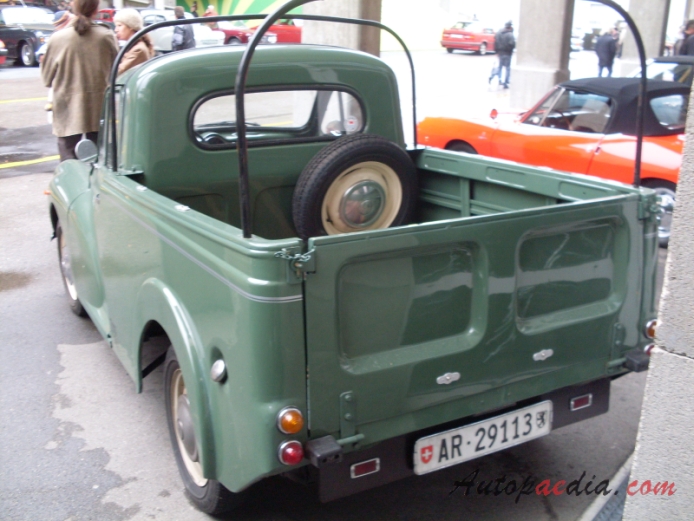 Morris Minor 3. generacja (Minor 1000) 1956-1971 (pickup 2d), lewy tył