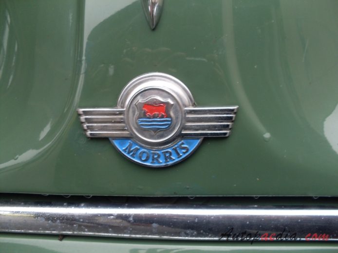 Morris Minor 3. generacja (Minor 1000) 1956-1971 (pickup 2d), emblemat przód 