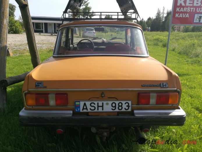 Moskwitch 2140 1976-1988 (1981-1988 Moskwitch 1.5 SL M-2140-117 sedan 4d), rear view