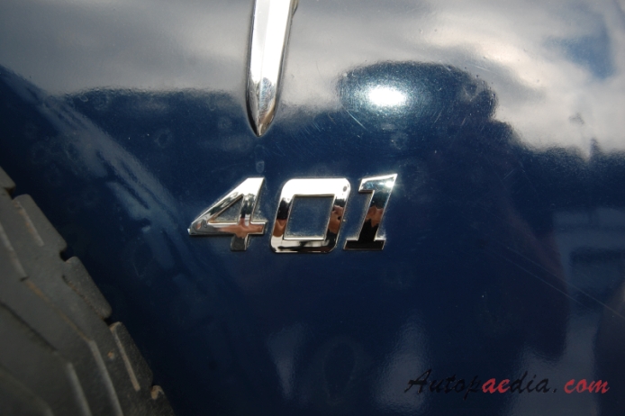 Moskwitch 401 1954-1956 (401-420 saloon 4d), rear emblem  