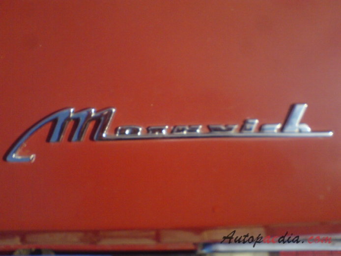 Moskwicz 408 1964-1976 (1969 M-408E), emblemat tył 