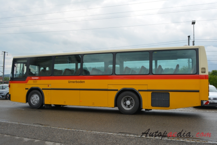 NAW autobus 1982-2000 (BH4-23 Carrosserie Hess AG Postauto Fischer Urnerboden), lewy bok
