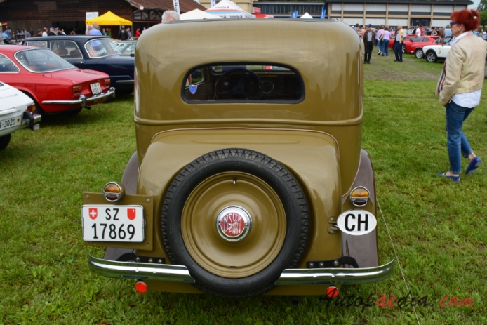 NSU-Fiat 1000 1934-1937 (1936 508 Balilla sedan 2d), rear view