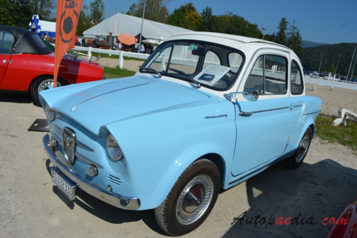 NSU/Fiat Weinsberg 500 1959-1963 (1959 NSU/Fiat Weinsberg 500 Limousette 2d), lewy przód