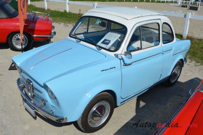 NSU/Fiat Weinsberg 500 1959-1963 (1959 NSU/Fiat Weinsberg 500 Limousette 2d), left front view