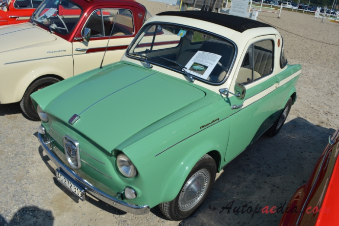 NSU/Fiat Weinsberg 500 1959-1963 (1960 NSU/Fiat Weinsberg 500 Coupé 2d), lewy przód