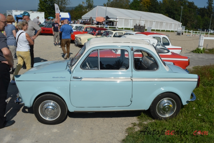 NSU/Fiat Weinsberg 500 1959-1963 (1960 NSU/Fiat Weinsberg 500 Limousette 2d), left side view