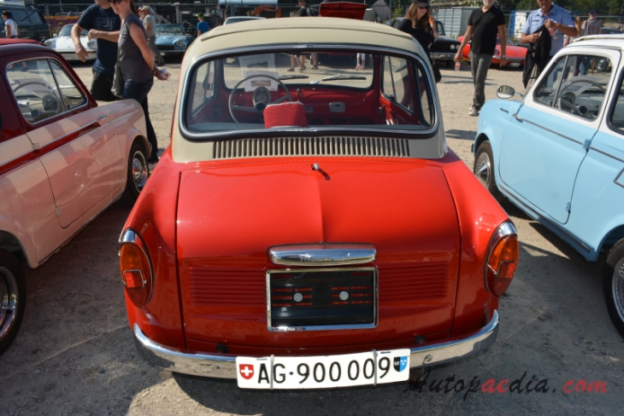 NSU/Fiat Weinsberg 500 1959-1963 (1962 NSU/Fiat Weinsberg 500 Coupé 2d), rear view