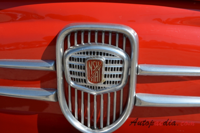 NSU/Fiat Weinsberg 500 1959-1963 (1962 NSU/Fiat Weinsberg 500 Coupé 2d), front emblem  