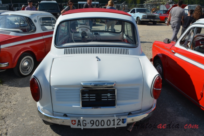 NSU/Fiat Weinsberg 500 1959-1963 (1962 NSU/Fiat Weinsberg 500 Limousette 2d), rear view
