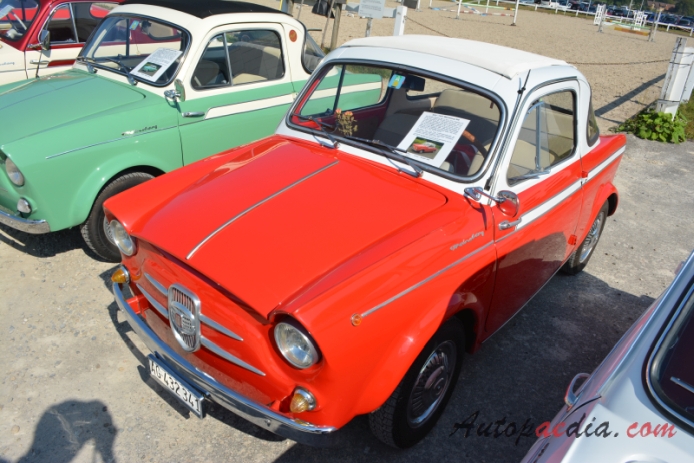 NSU/Fiat Weinsberg 500 1959-1963 (1963 NSU/Fiat Weinsberg 500 Coupé 2d), left front view
