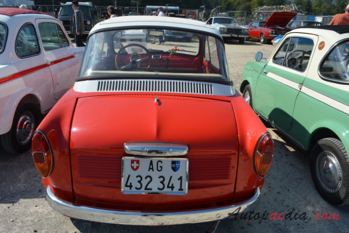 NSU/Fiat Weinsberg 500 1959-1963 (1963 NSU/Fiat Weinsberg 500 Coupé 2d), tył
