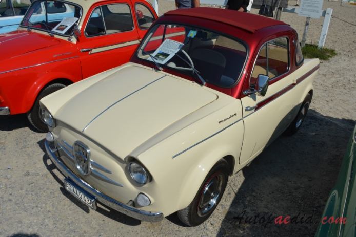 NSU/Fiat Weinsberg 500 1959-1963 (1963 Neckar Weinsberg Coupé 2d), left front view