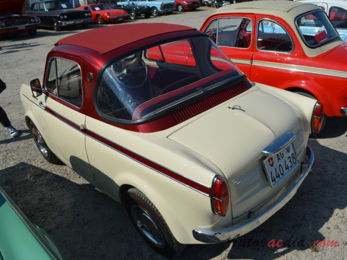 NSU/Fiat Weinsberg 500 1959-1963 (1963 Neckar Weinsberg Coupé 2d),  left rear view
