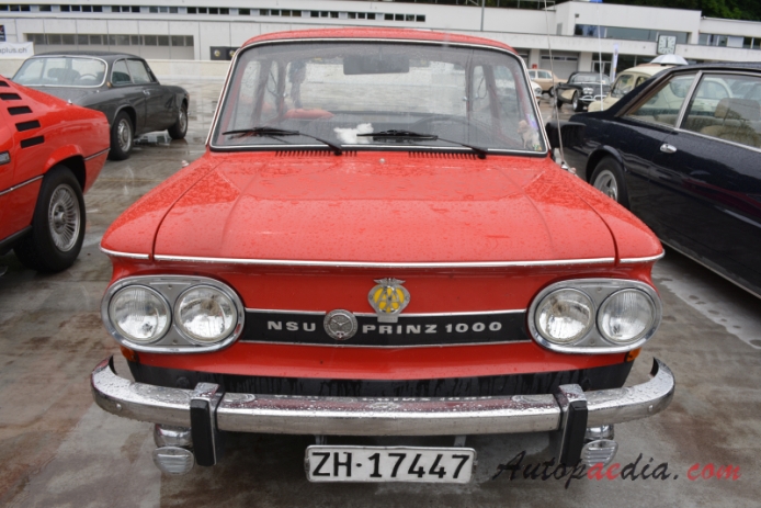 NSU Prinz 1000 1964-1967 (1965-1967 NSU Prinz 1000 TT sedan 2d), przód