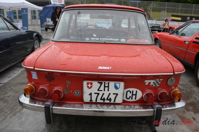 NSU Prinz 1000 1964-1967 (1965-1967 NSU Prinz 1000 TT sedan 2d), tył