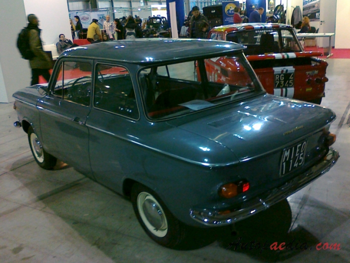 NSU Prinz IV 1961-1973 (1961-1969 sedan 2d),  left rear view