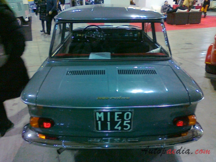 NSU Prinz IV 1961-1973 (1961-1969 sedan 2d), tył
