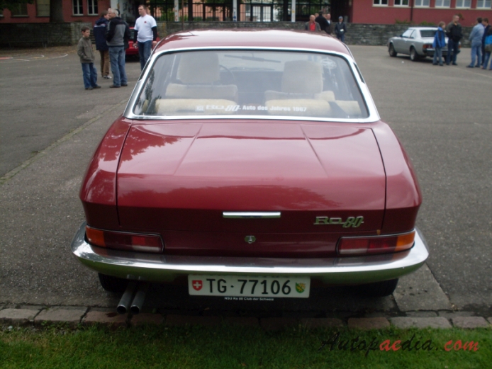 NSU Ro 80 1967-1977, rear view