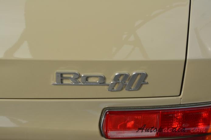 NSU Ro 80 1967-1977, rear emblem  