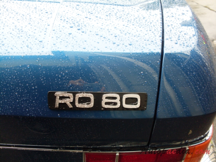 NSU Ro 80 1967-1977 (1976), rear emblem  