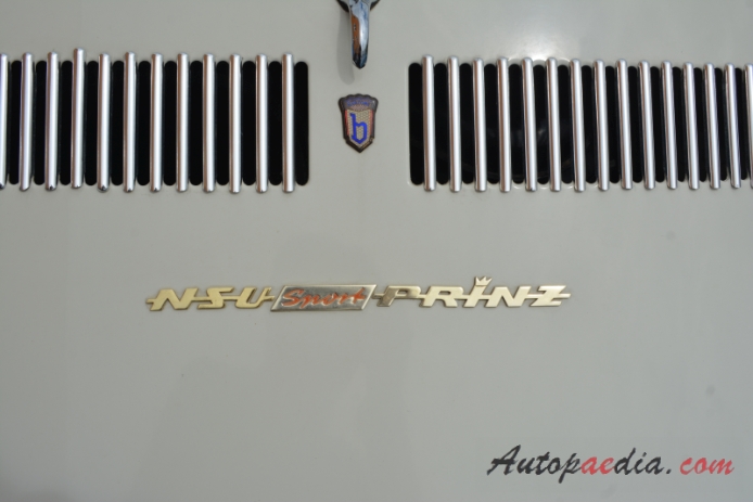 NSU Sport Prinz 1958-1967 (Coupé 2d), rear emblem  