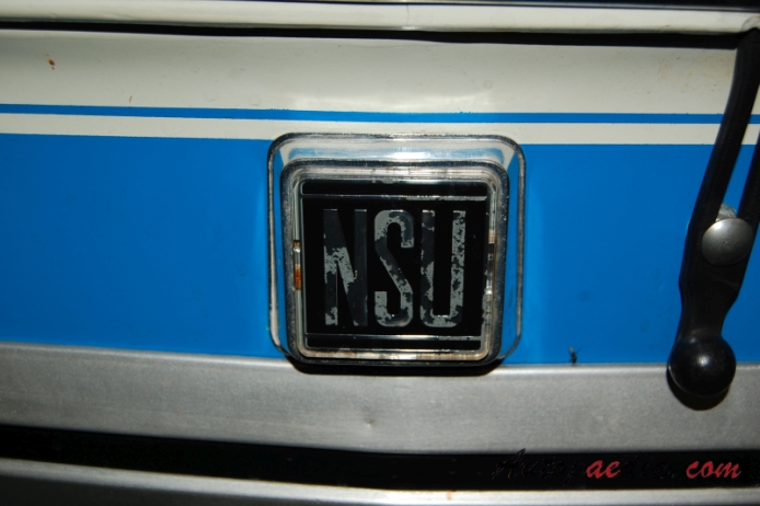NSU TTS (Type 67f) 1967-1971 (sedan 2d), front emblem  