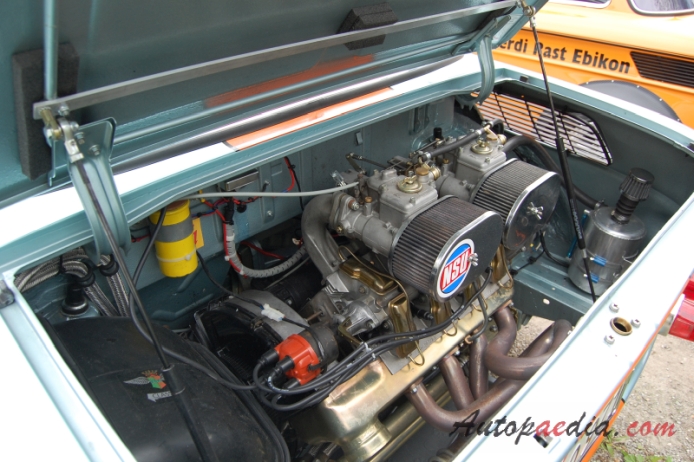 NSU TT (Type 67c) 1967-1972 (1972 NSU 1200 TT sedan 2d), engine  