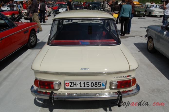 NSU 1200 1967-1973 (NSU 1200 C sedan 2d), rear view