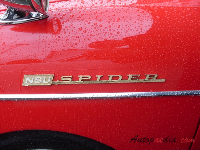 NSU Wankel Spider 1964-1967 (1965), emblemat bok 
