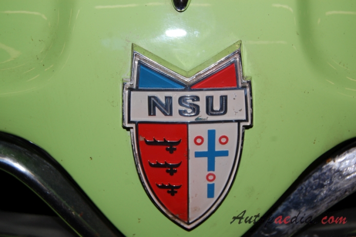 NSU Wankel Spider 1964-1967 (1965), front emblem  