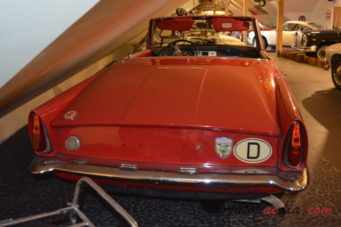 NSU Wankel Spider 1964-1967 (1966 cabriolet 2d), rear view