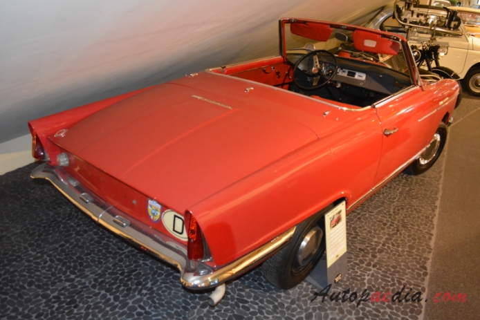NSU Wankel Spider 1964-1967 (1966 cabriolet 2d), right rear view