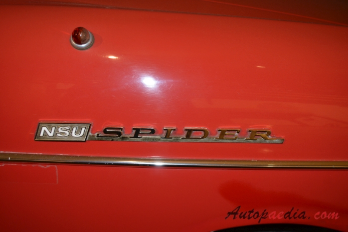 NSU Wankel Spider 1964-1967 (1966 cabriolet 2d), side emblem 