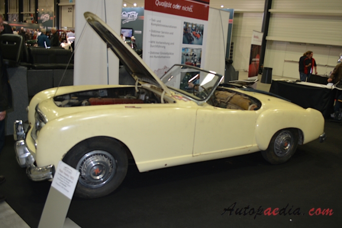 Nash-Healey 1951-1954 (1953 roadster 2d), left side view