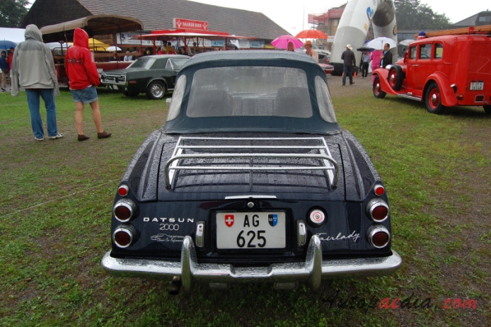 Datsun Sports (Fairlady) 1959-1970 (1967-1970 Sports 2000 SRL311/SR311), rear view