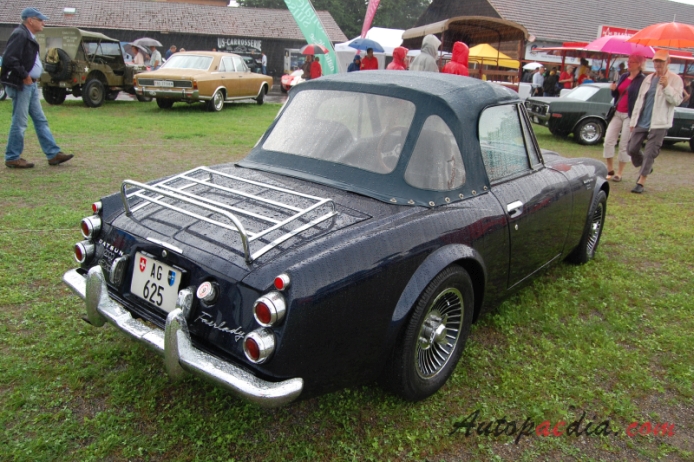 Datsun Sports (Fairlady) 1959-1970 (1967-1970 Sports 2000 SRL311/SR311), right rear view