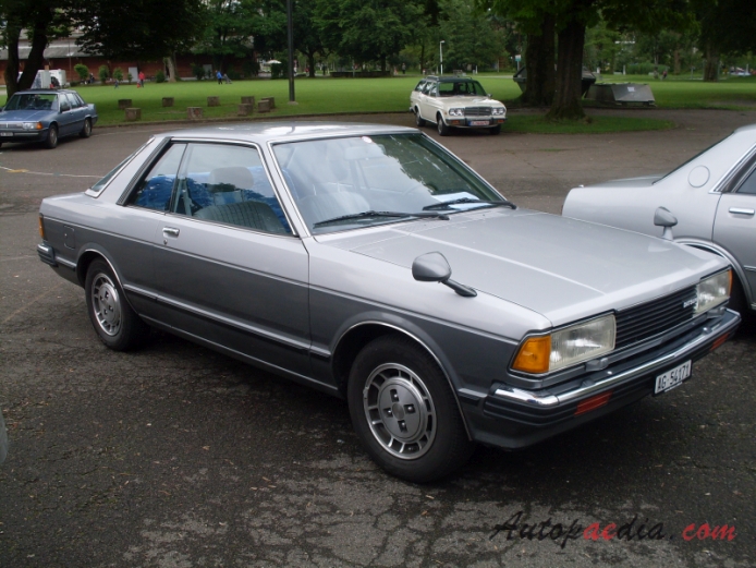 Nissan (Datsun) Bluebird 7th generation (Bluebird 910) 1979-1986 (1981 180 SSS hardtop 2d), right front view