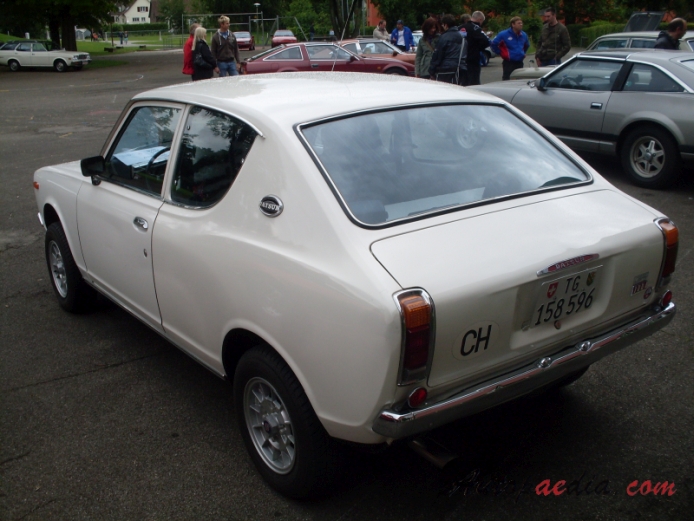 Nissan (Datsun) Cherry 1. generacja (E10 Series, Datsun 100A) 1970-1974 (1972 Coupé 2d 1.1L), lewy tył