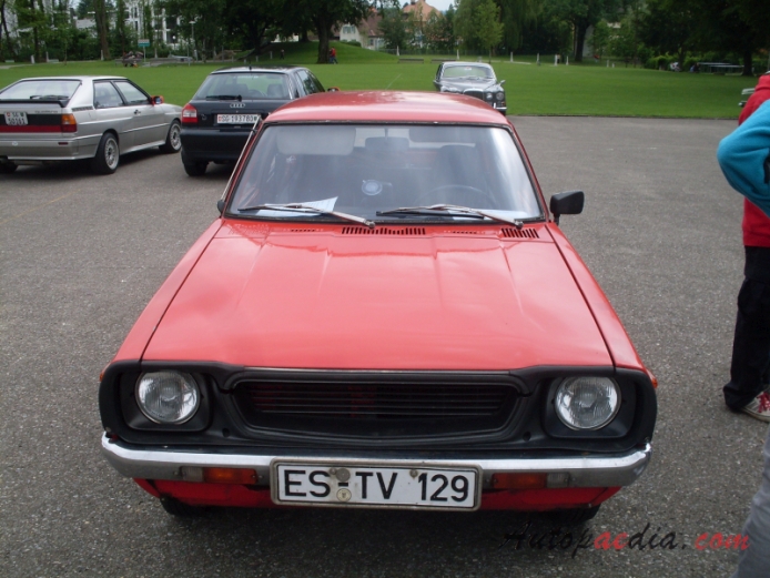 Nissan (Datsun) Cherry 2nd generation (F10 Series, Datsun F-II) 1974-1978 (1976 kombi 2d), front view