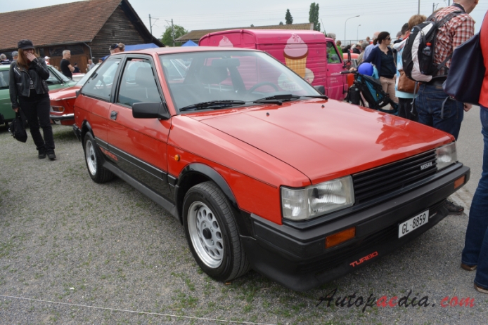 Nissan (Datsun) Cherry 4th generation (Pulsar N12) 1982-1986 (1983-1984 1.5L Turbo hatchback 3d), right front view