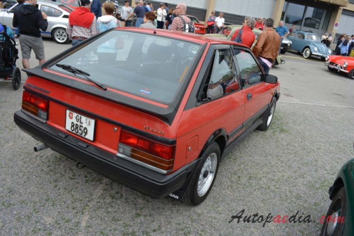 Nissan (Datsun) Cherry 4. generacja (Pulsar N12) 1982-1986 (1983-1984 1.5L Turbo hatchback 3d), prawy tył